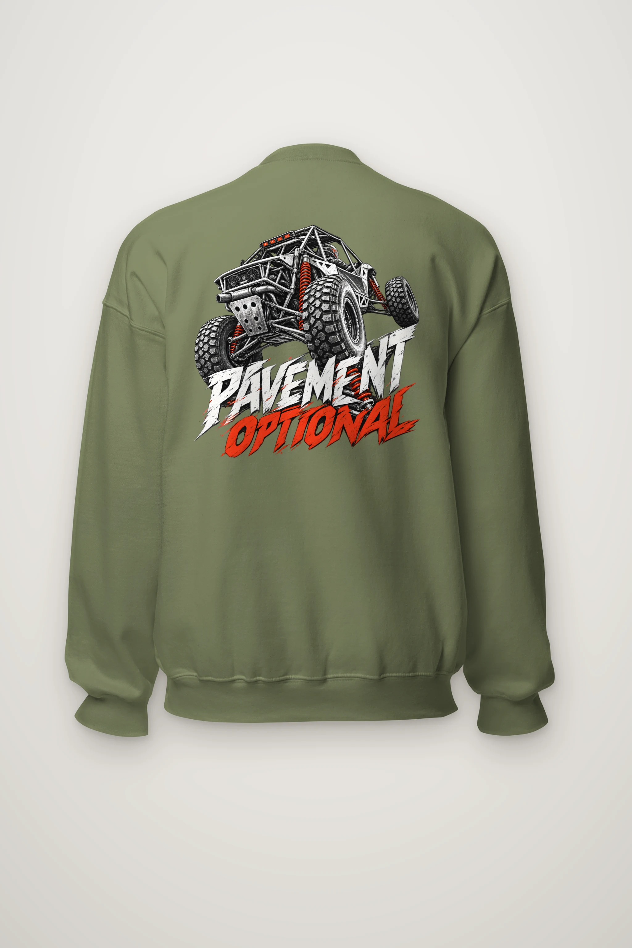 "Pavement Optional" Heavy Blend Unisex Crewneck Sweatshirt