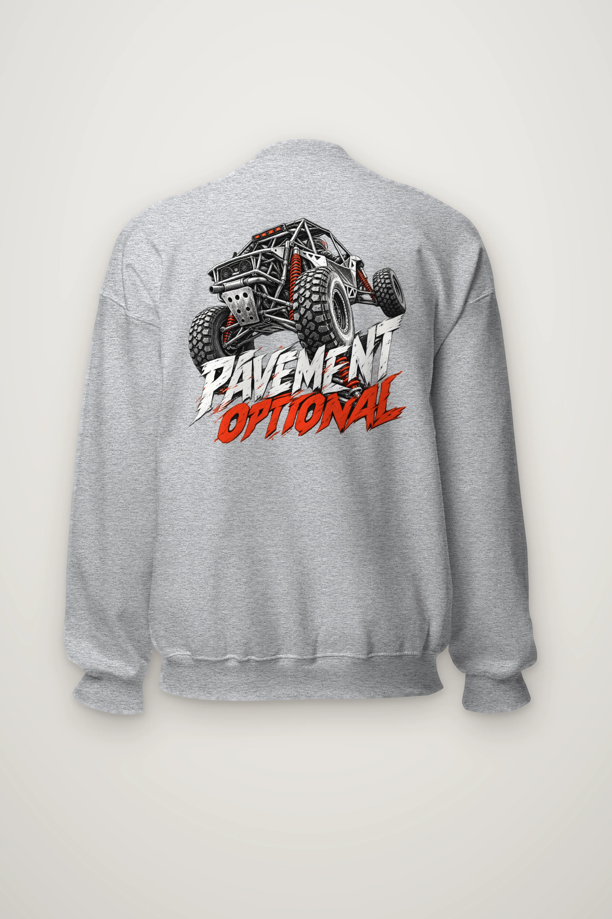 "Pavement Optional" Heavy Blend Unisex Crewneck Sweatshirt