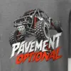 "Pavement Optional" Heavyweight Unisex Crewneck T-shirt