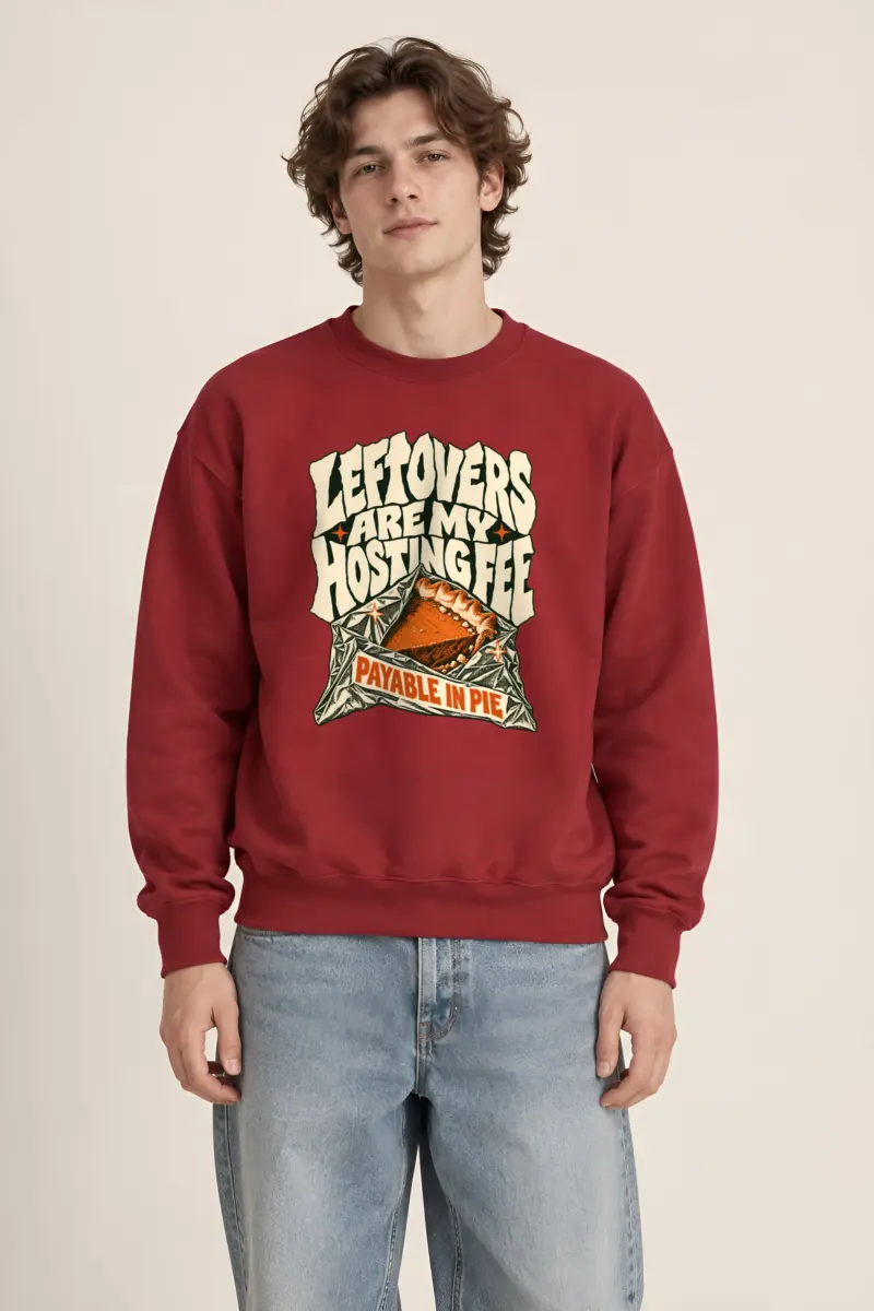 "Payable In Pie" Heavy Blend Unisex Crewneck Sweatshirt