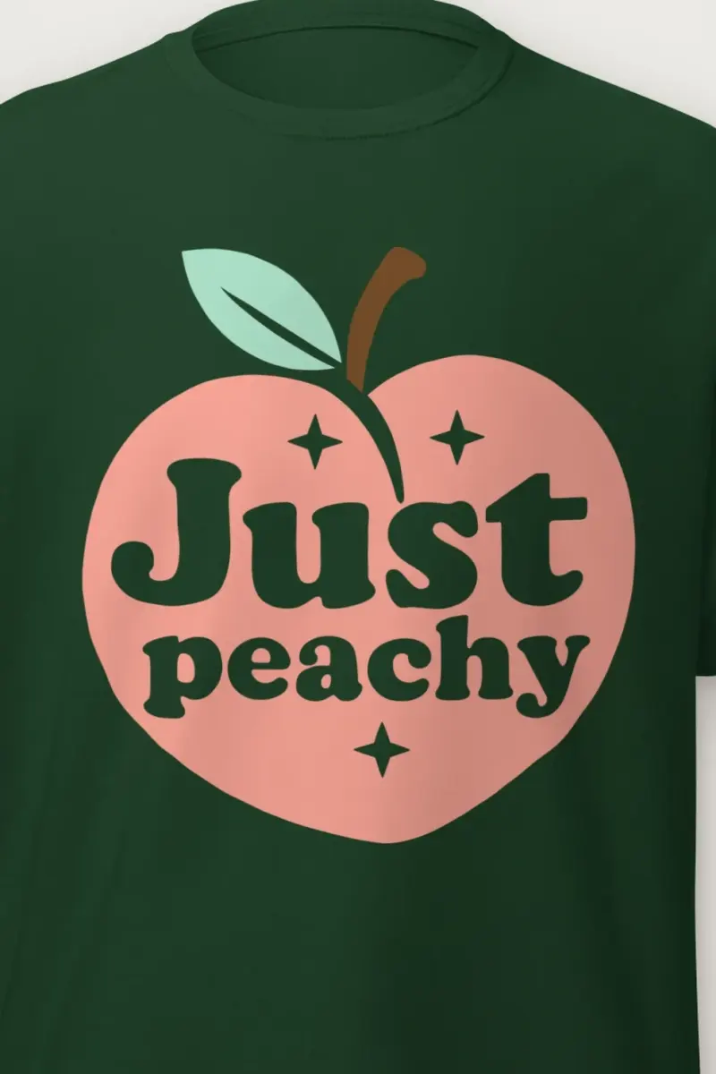 "Peach Sparkle Club" Heavyweight Unisex Crewneck T-shirt