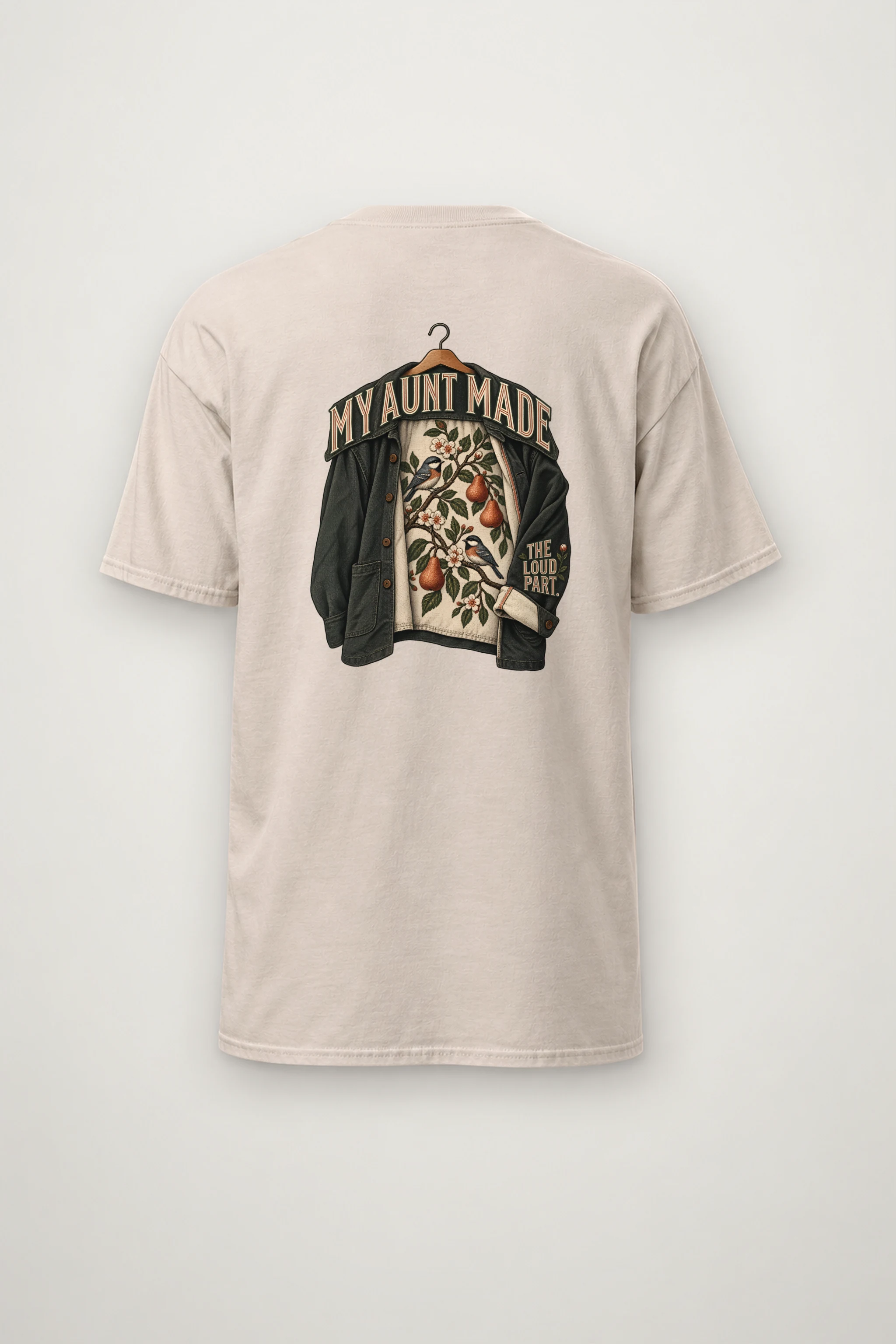 "Pear Branch Work Jacket" Heavyweight Unisex Crewneck T-shirt