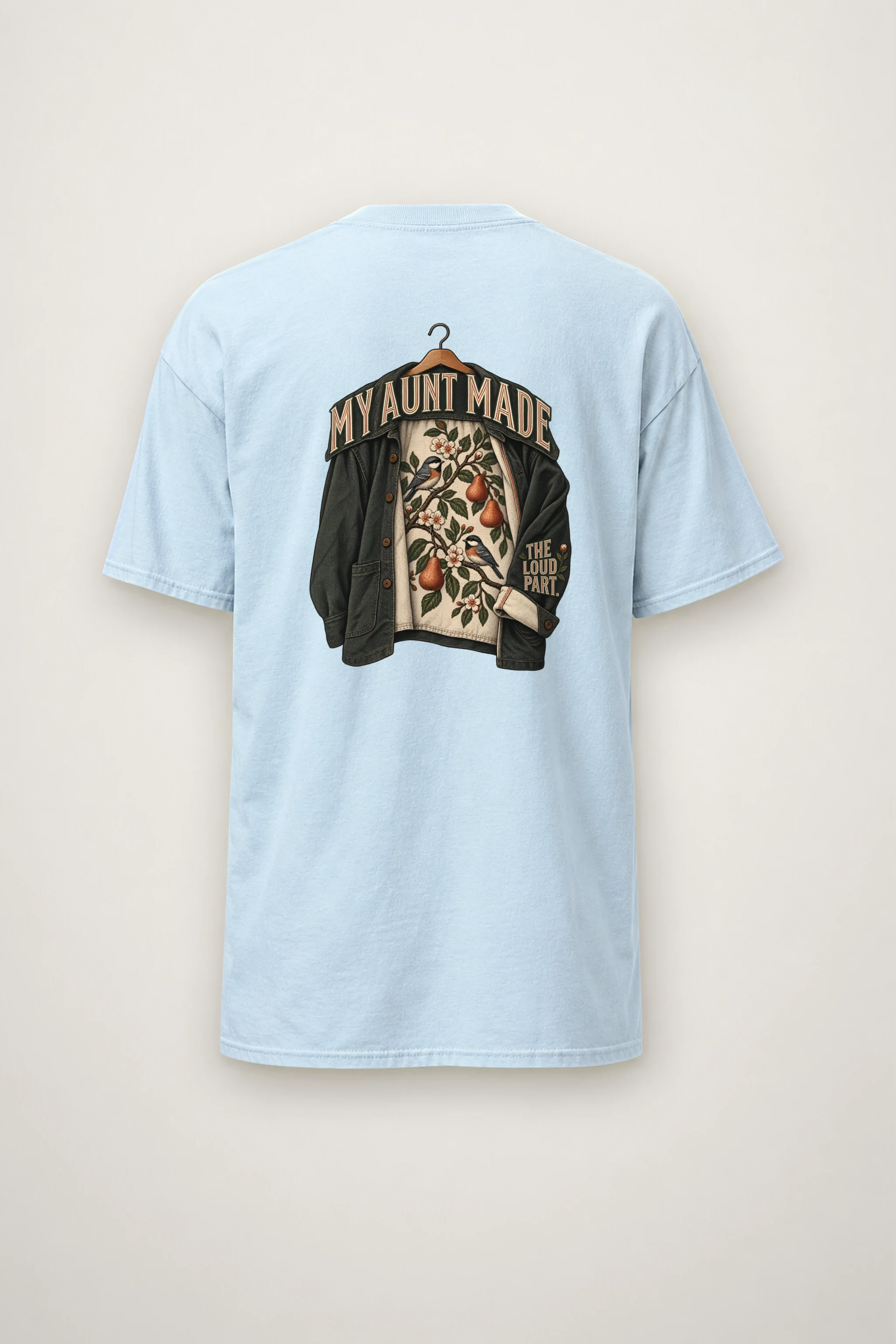 "Pear Branch Work Jacket" Heavyweight Unisex Crewneck T-shirt