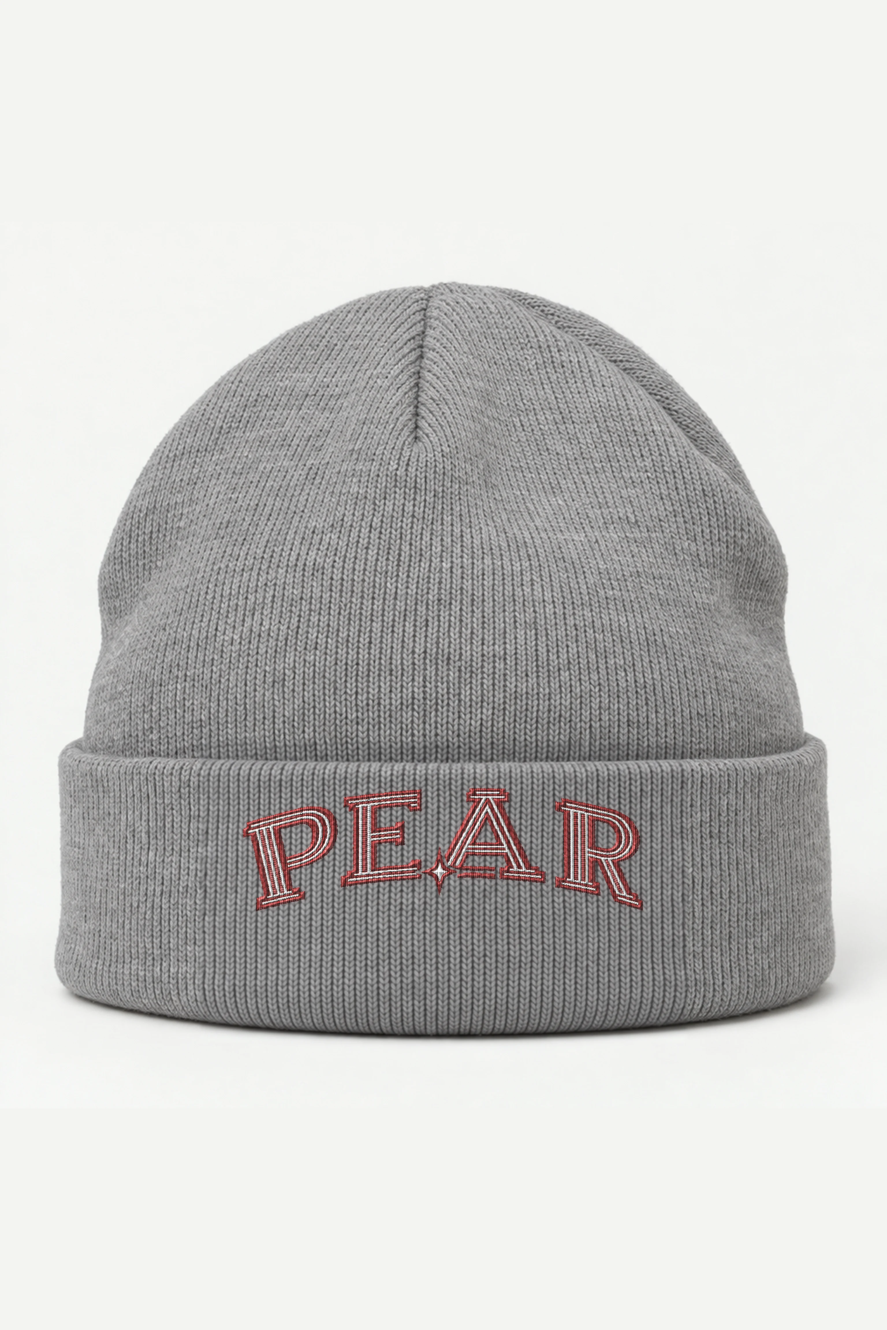 "PEAR" Cuffed Beanie · Embroidered