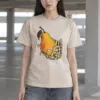 "Pear In Woven Basket" Heavyweight Unisex Crewneck T-shirt