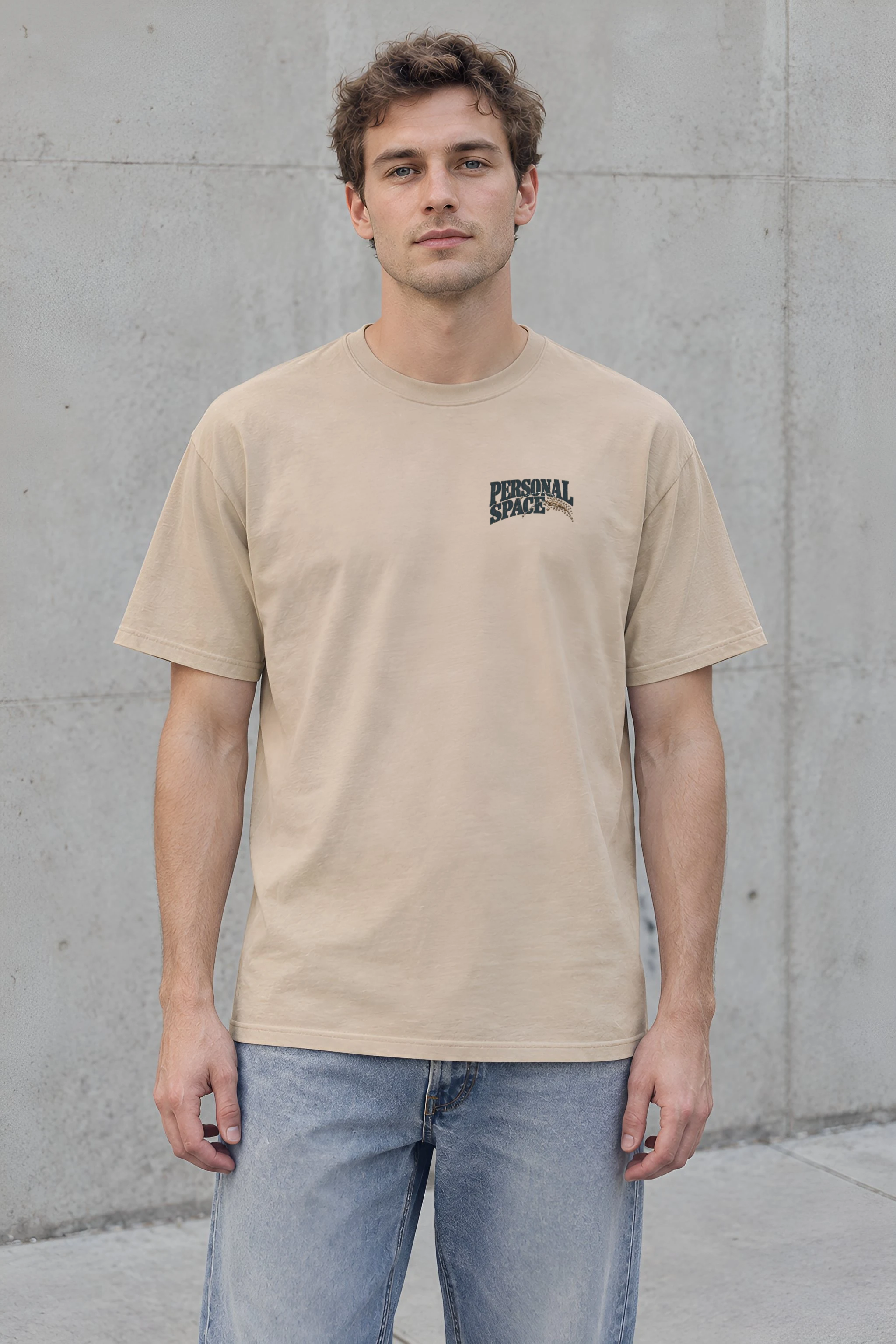 "Personal Space Includes The Splash" Heavyweight Unisex Crewneck T-shirt
