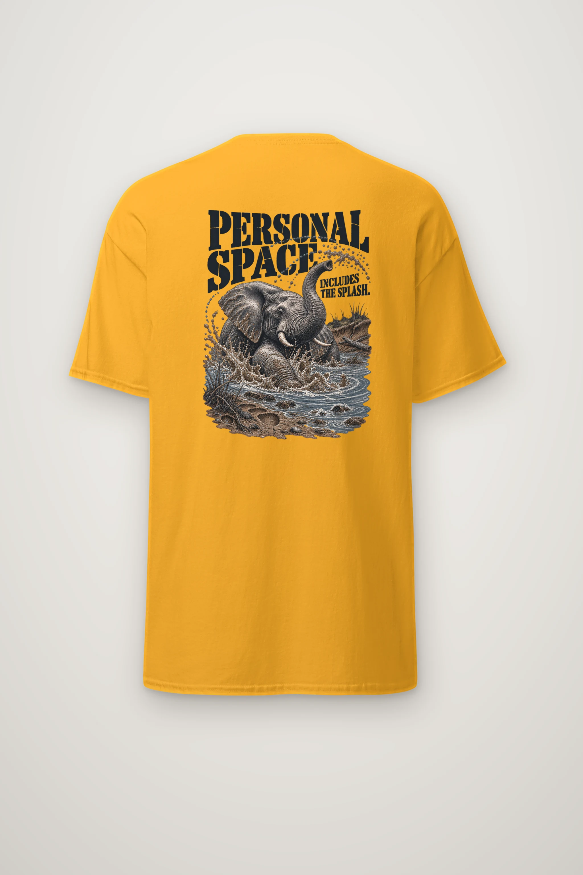 "Personal Space Includes The Splash" Heavyweight Unisex Crewneck T-shirt