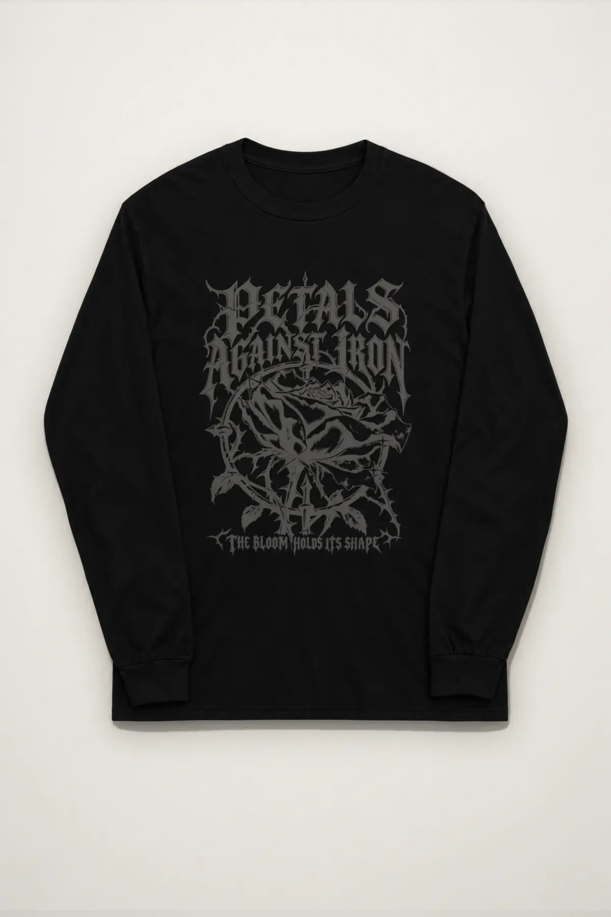 "Petals Against Iron" Unisex Longsleeve T-shirt