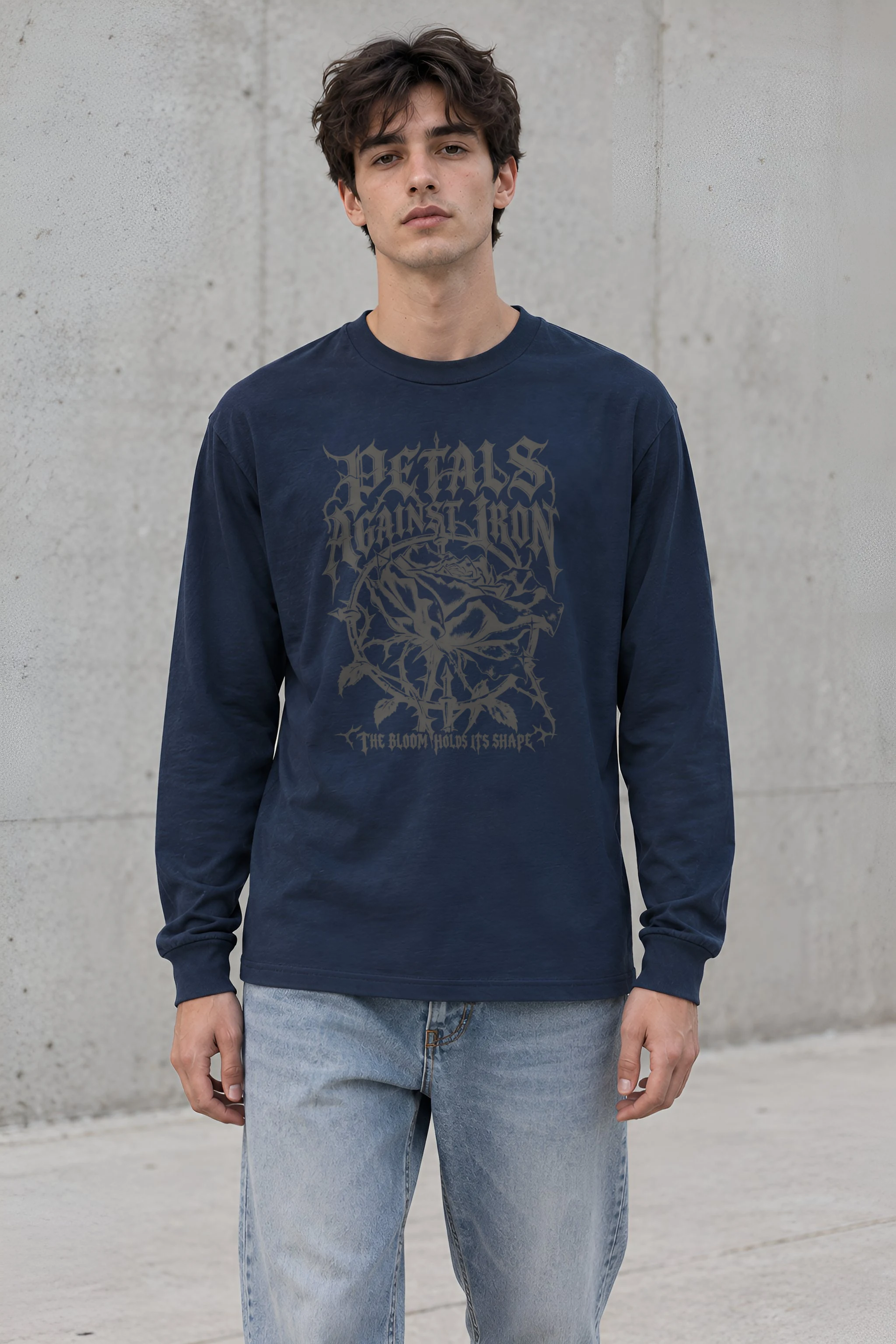 "Petals Against Iron" Unisex Longsleeve T-shirt