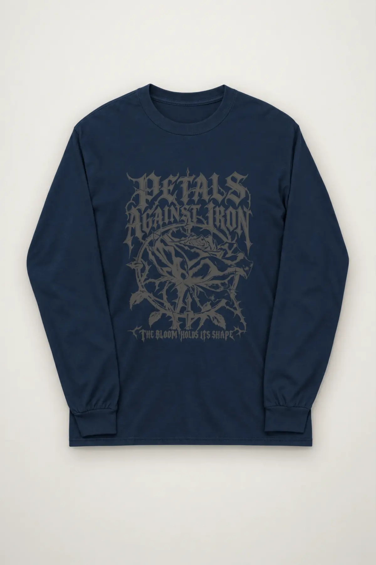 "Petals Against Iron" Unisex Longsleeve T-shirt