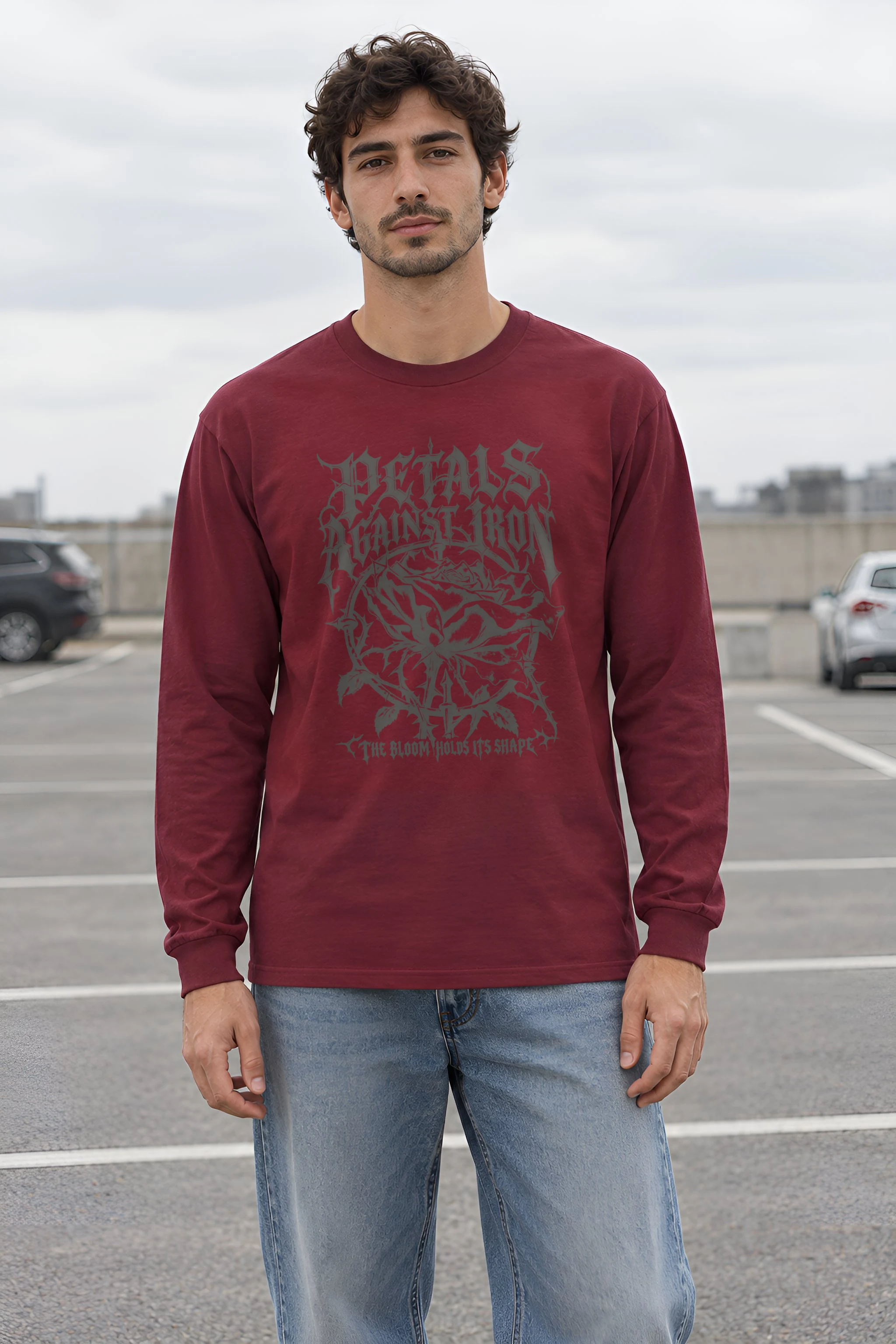 "Petals Against Iron" Unisex Longsleeve T-shirt