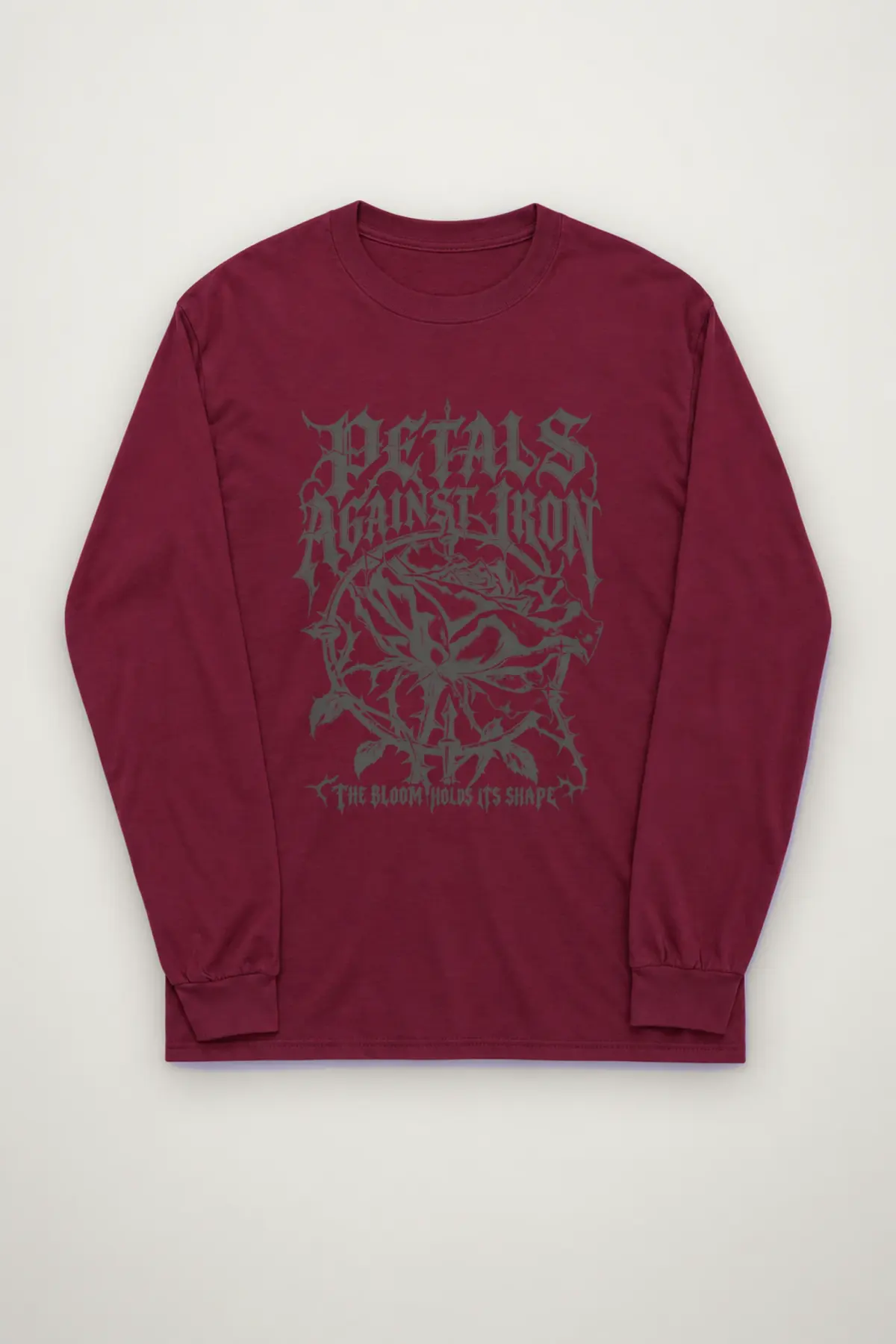 "Petals Against Iron" Unisex Longsleeve T-shirt
