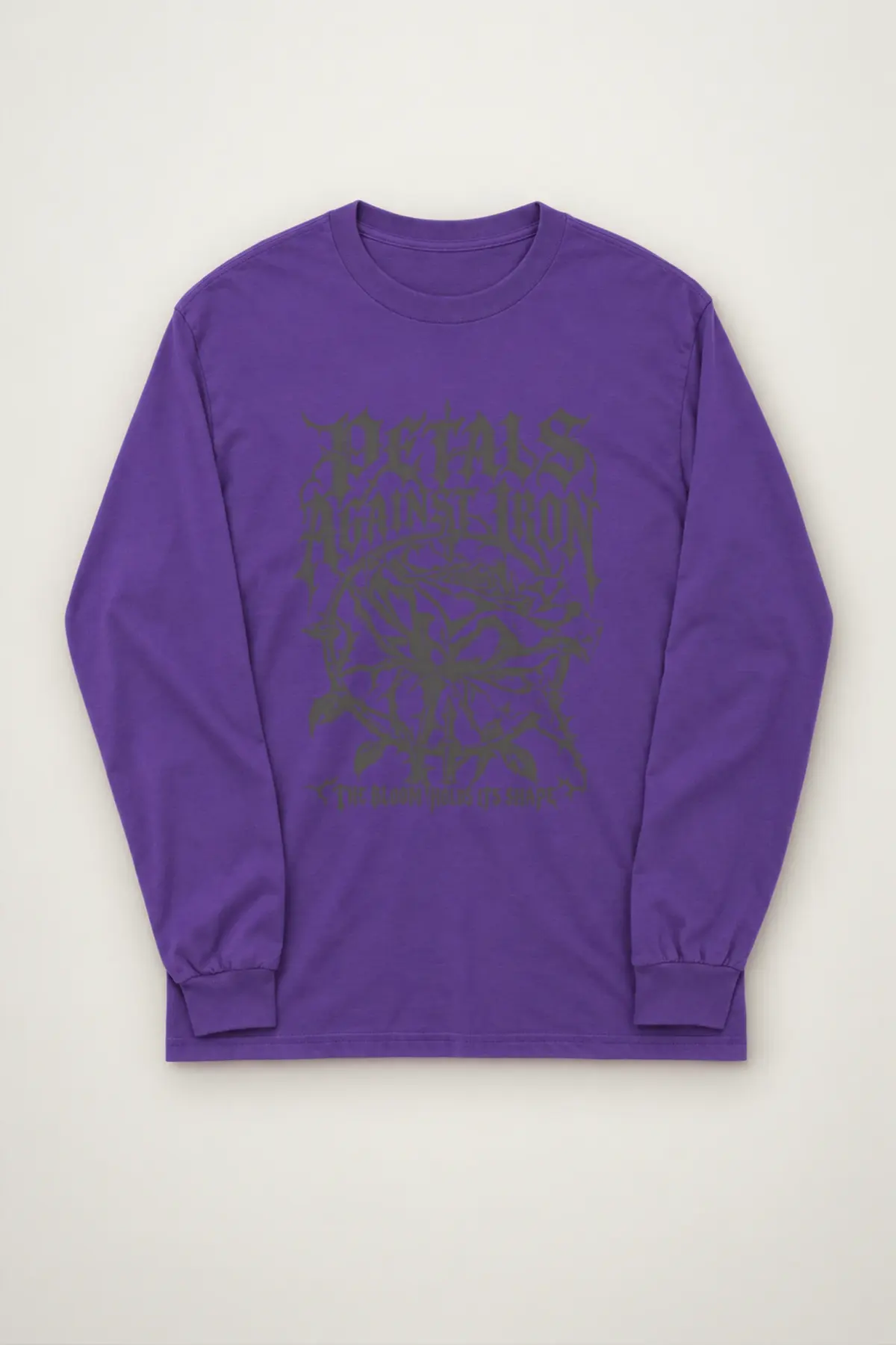 "Petals Against Iron" Unisex Longsleeve T-shirt