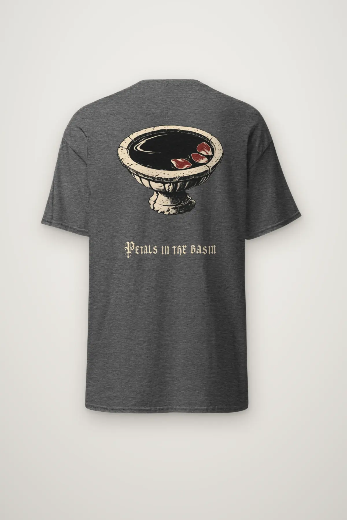 "Petals in the Basin" Heavyweight Unisex Crewneck T-shirt