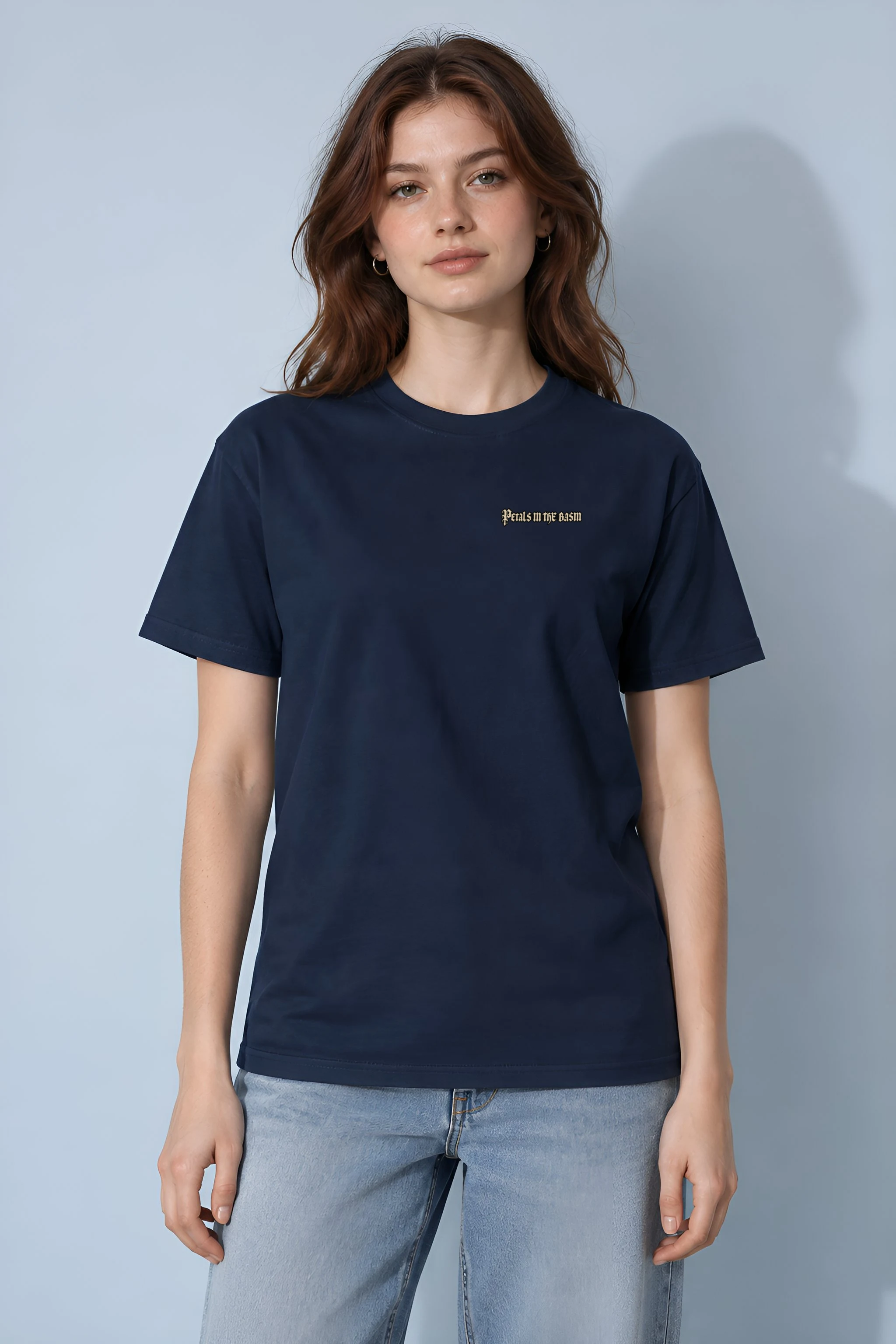 "Petals in the Basin" Heavyweight Unisex Crewneck T-shirt