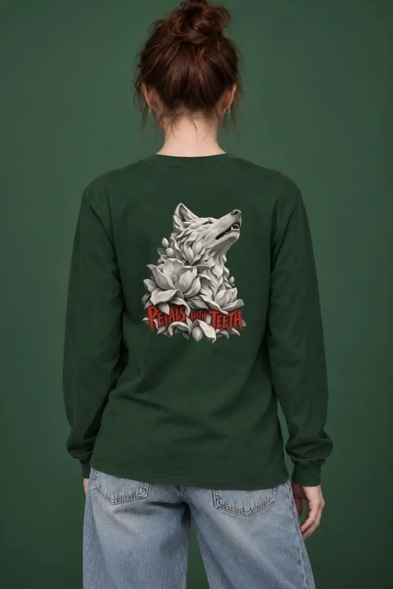 "Petals With Teeth" Unisex Longsleeve T-shirt