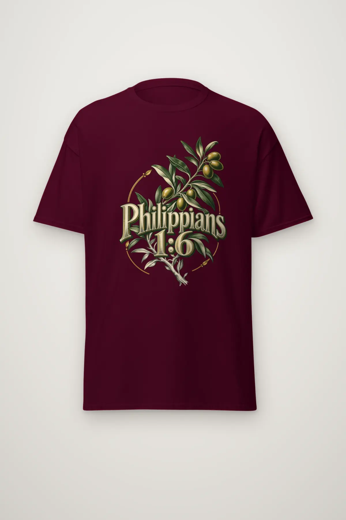 "Philippians 1:6" Heavyweight Unisex Crewneck T-shirt