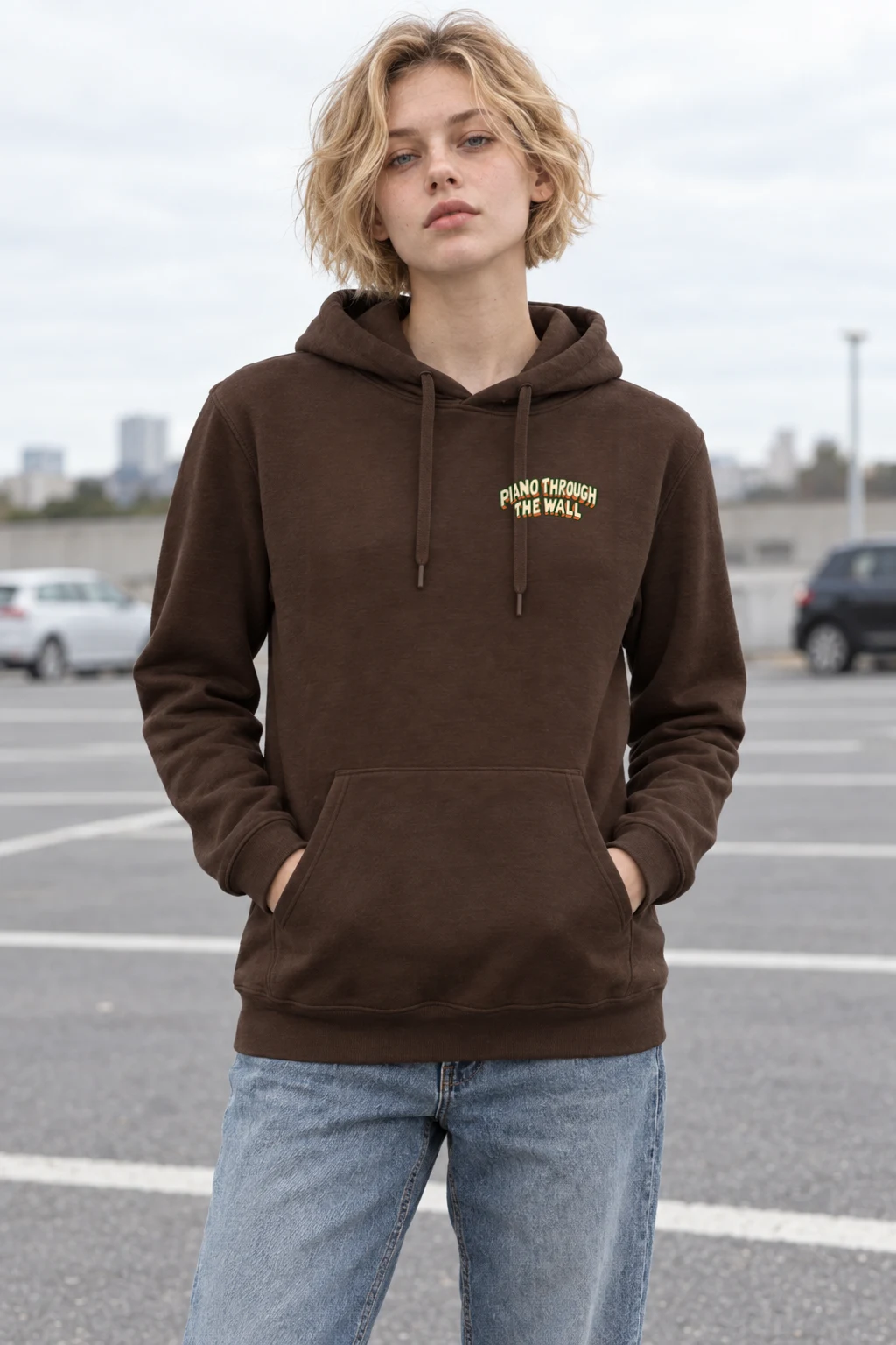 "Piano Through the Wall" Heavy Blend Unisex Pullover Hoodie