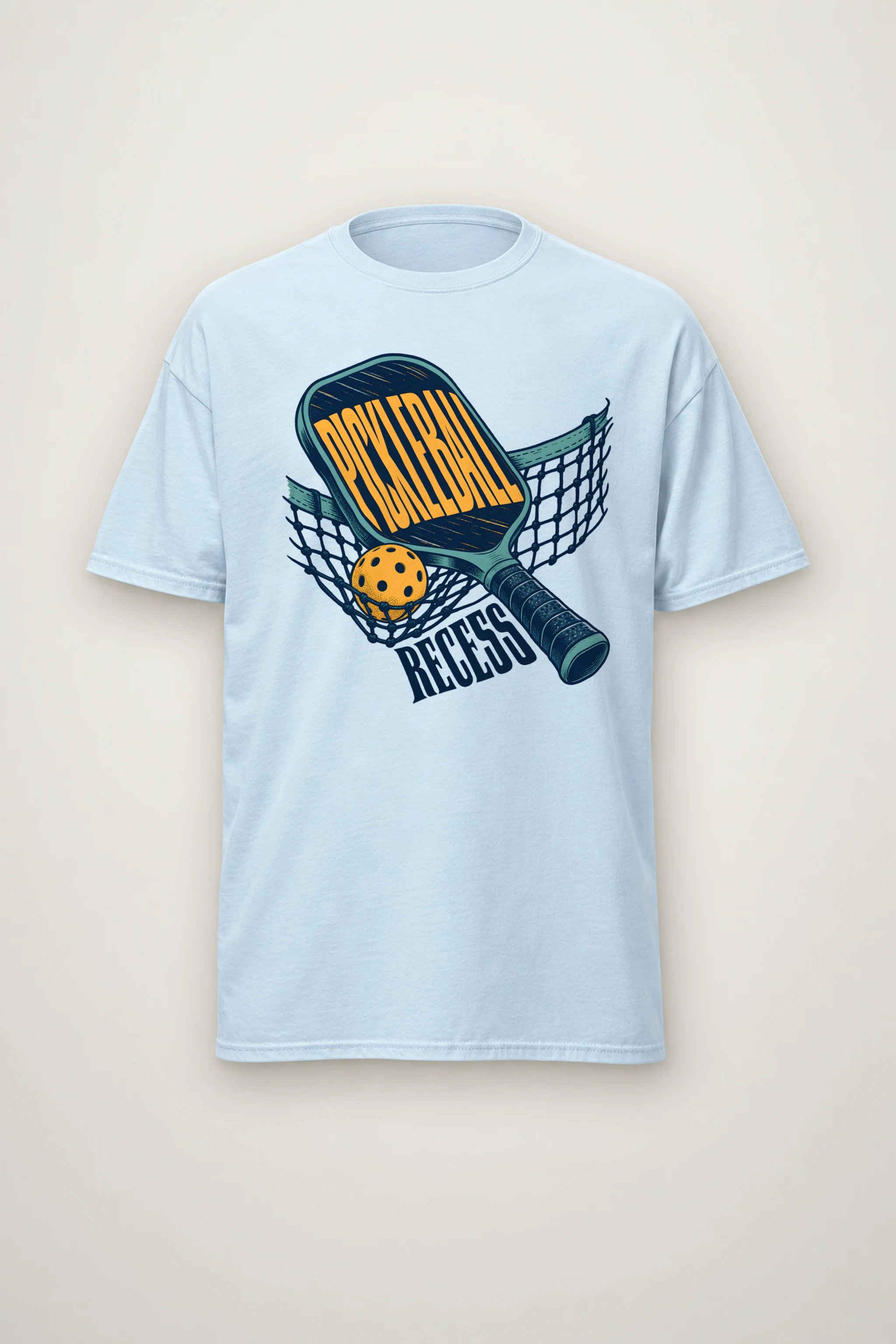 "Pickleball Recess" Heavyweight Unisex Crewneck T-shirt
