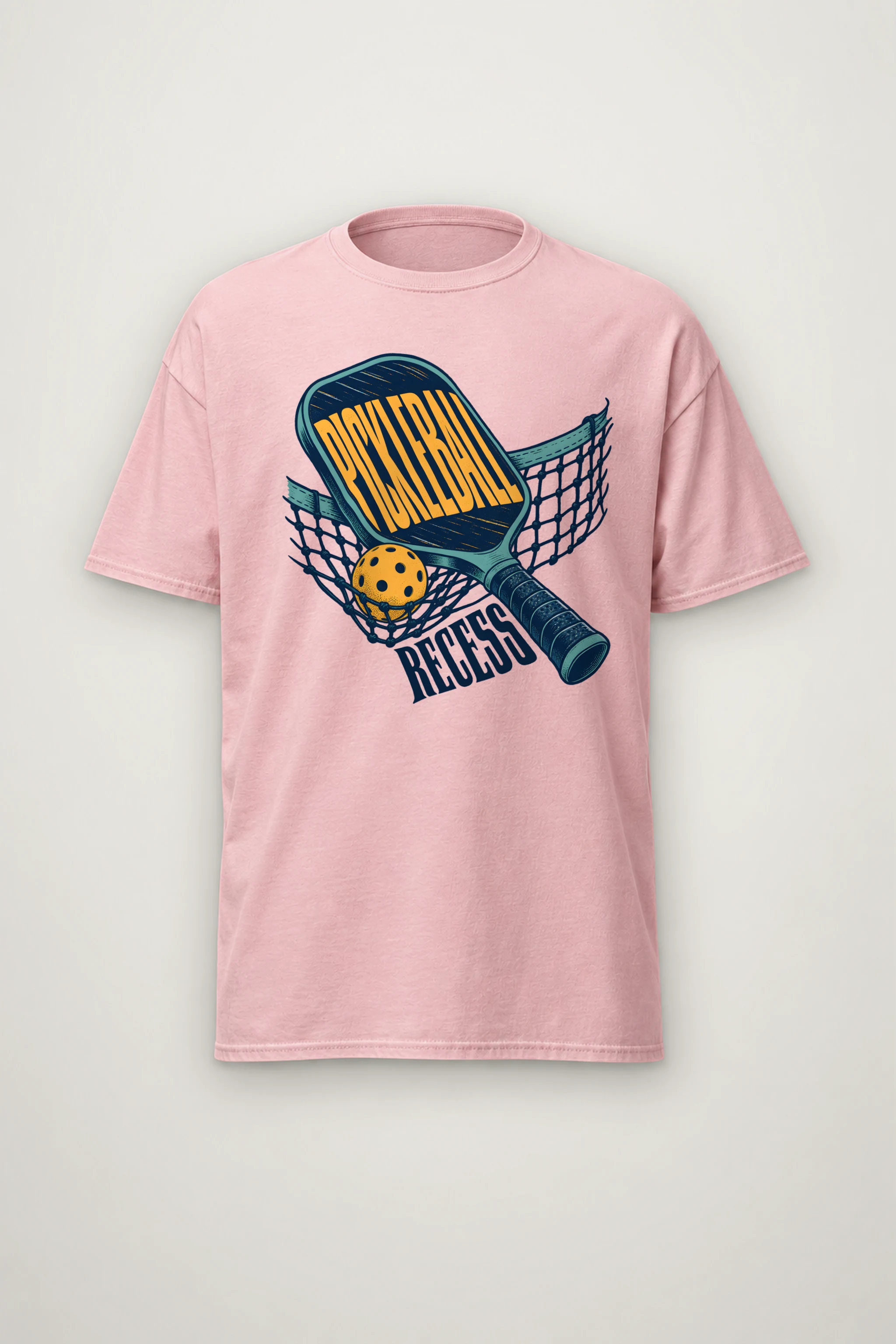 "Pickleball Recess" Heavyweight Unisex Crewneck T-shirt