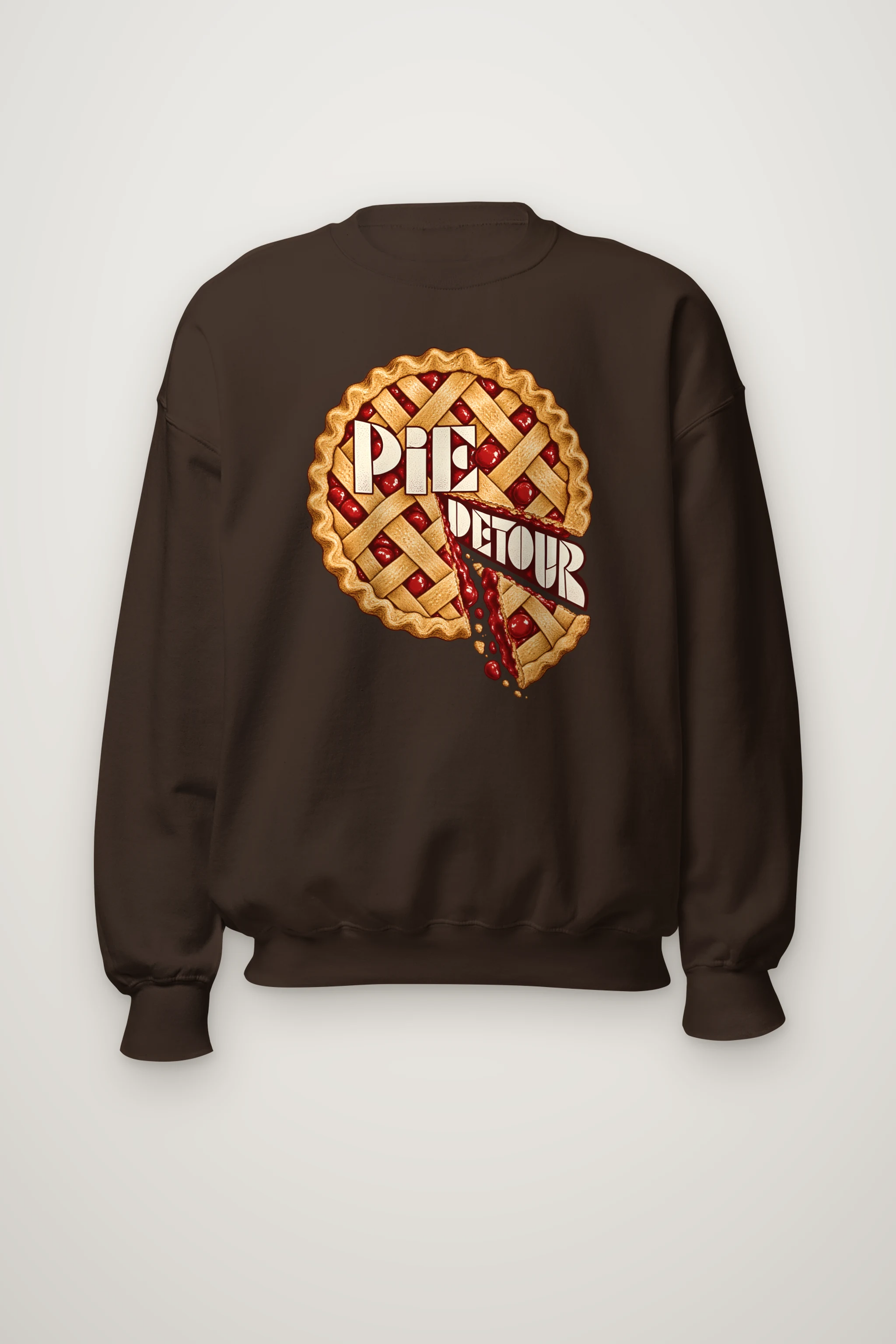 "Pie Detour" Heavy Blend Unisex Crewneck Sweatshirt
