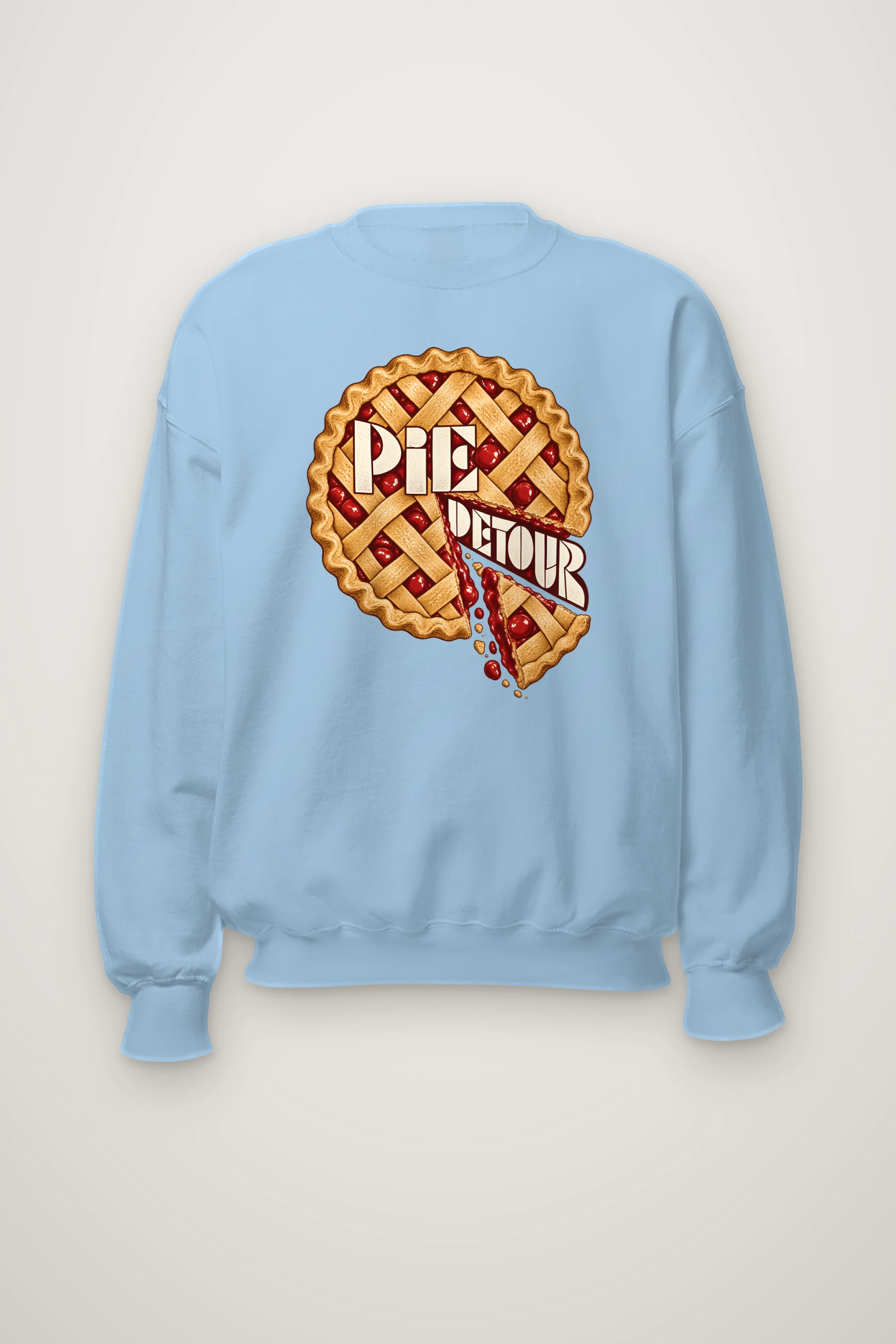 "Pie Detour" Heavy Blend Unisex Crewneck Sweatshirt