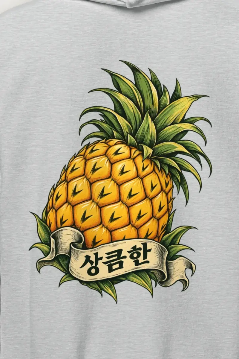 "Pineapple Mood" Heavy Blend Unisex Pullover Hoodie