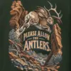 "Please Allow for Antlers" Heavy Blend Unisex Pullover Hoodie