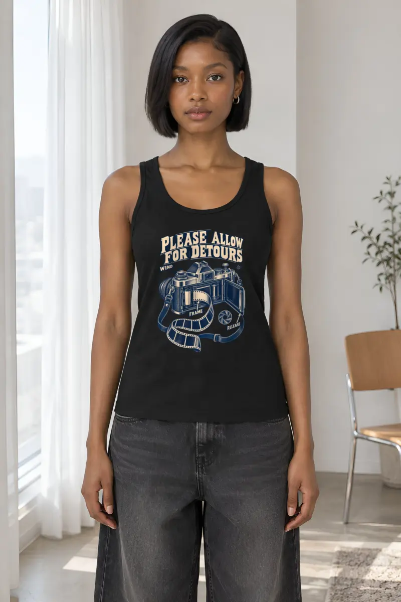 "Please Allow for Detours" Unisex Jersey Tank