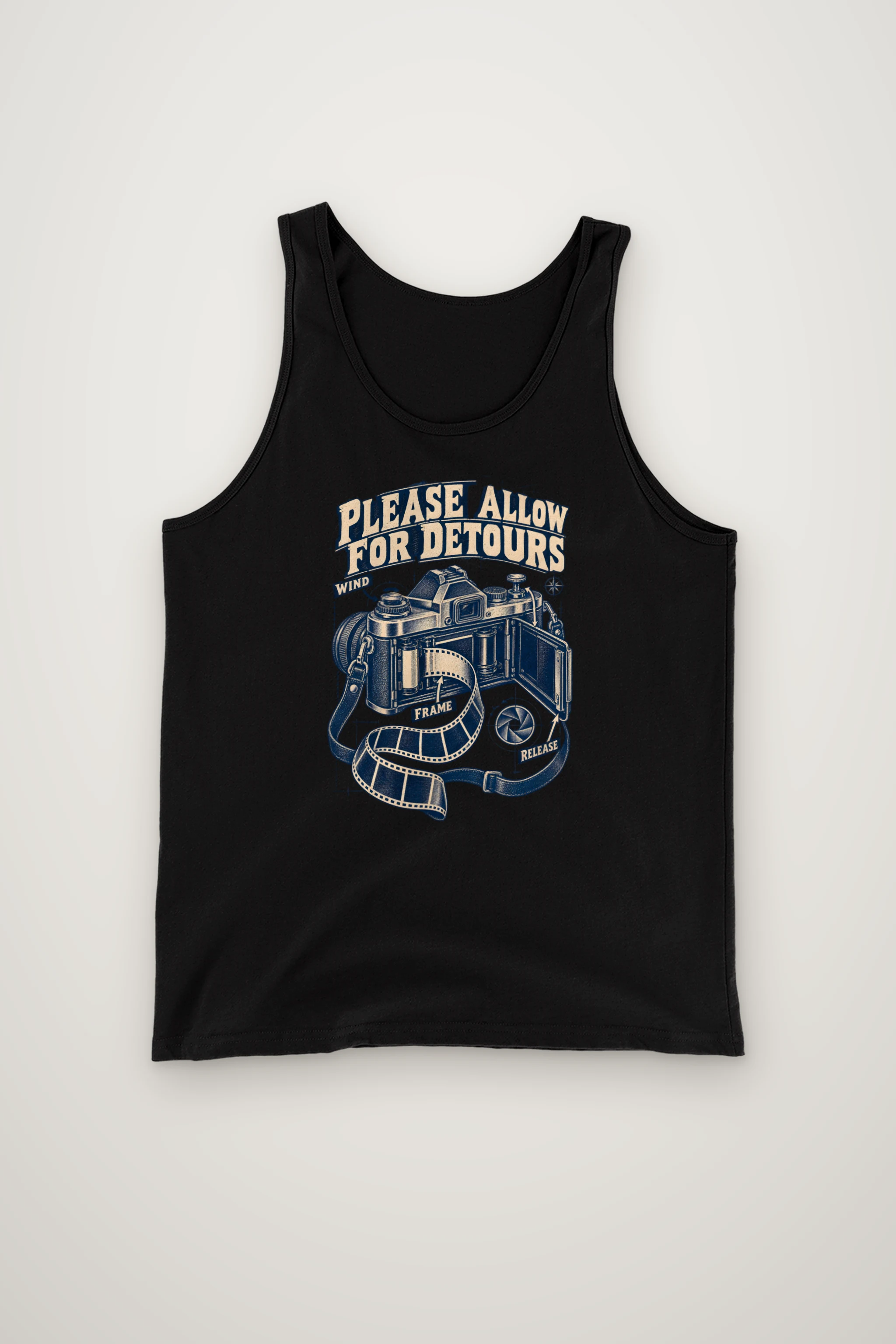 "Please Allow for Detours" Unisex Jersey Tank