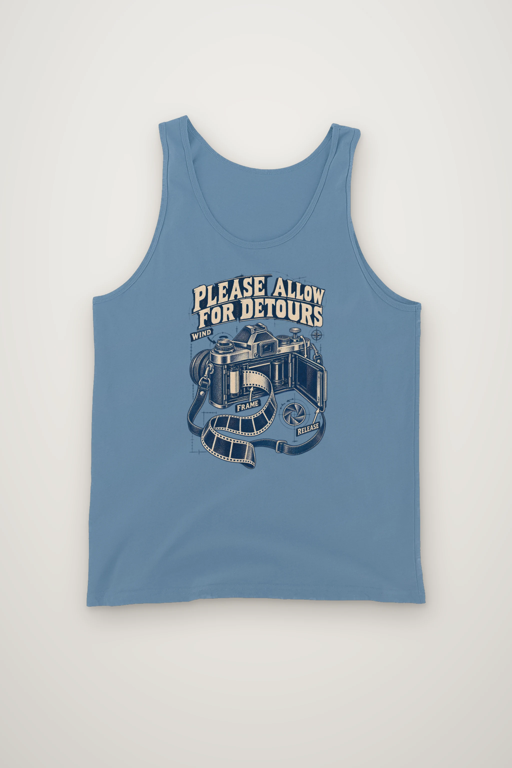 "Please Allow for Detours" Unisex Jersey Tank