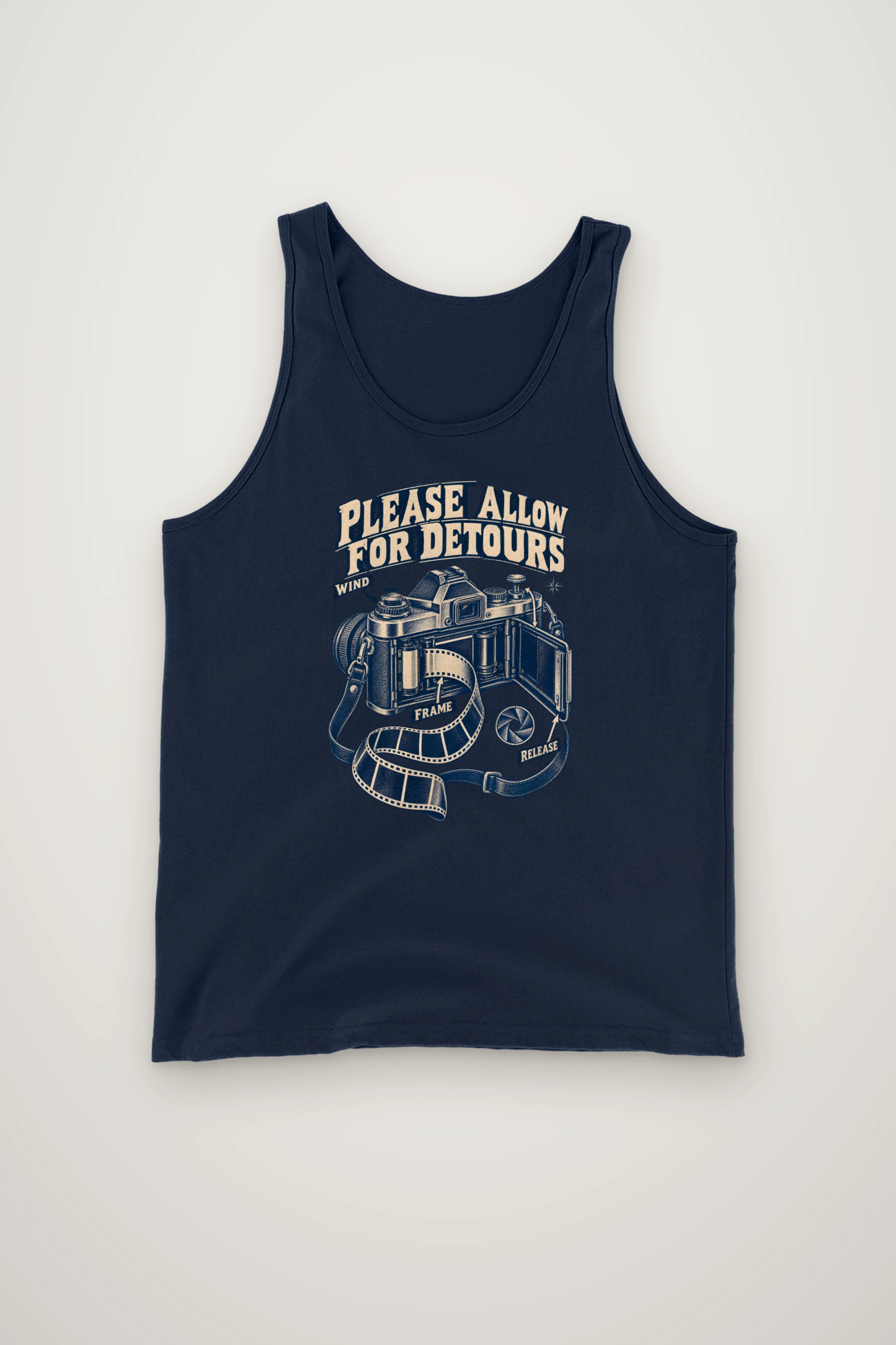"Please Allow for Detours" Unisex Jersey Tank
