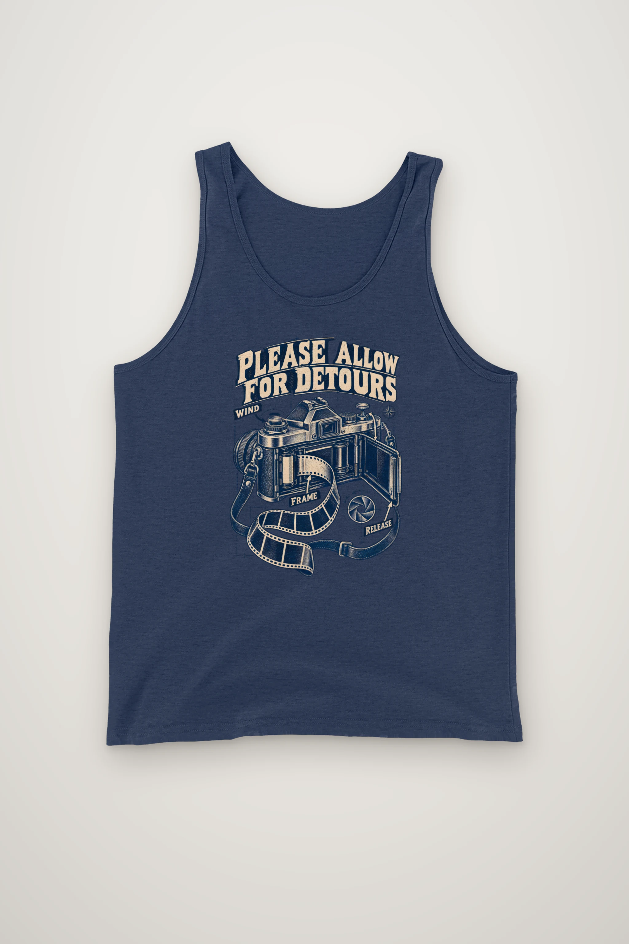 "Please Allow for Detours" Unisex Jersey Tank