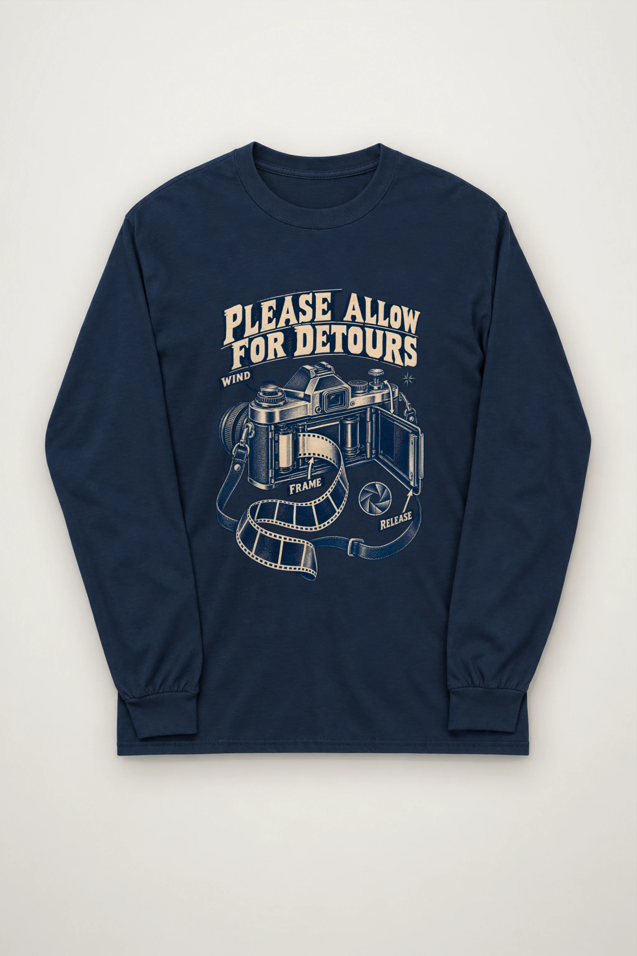 "Please Allow for Detours" Unisex Longsleeve T-shirt