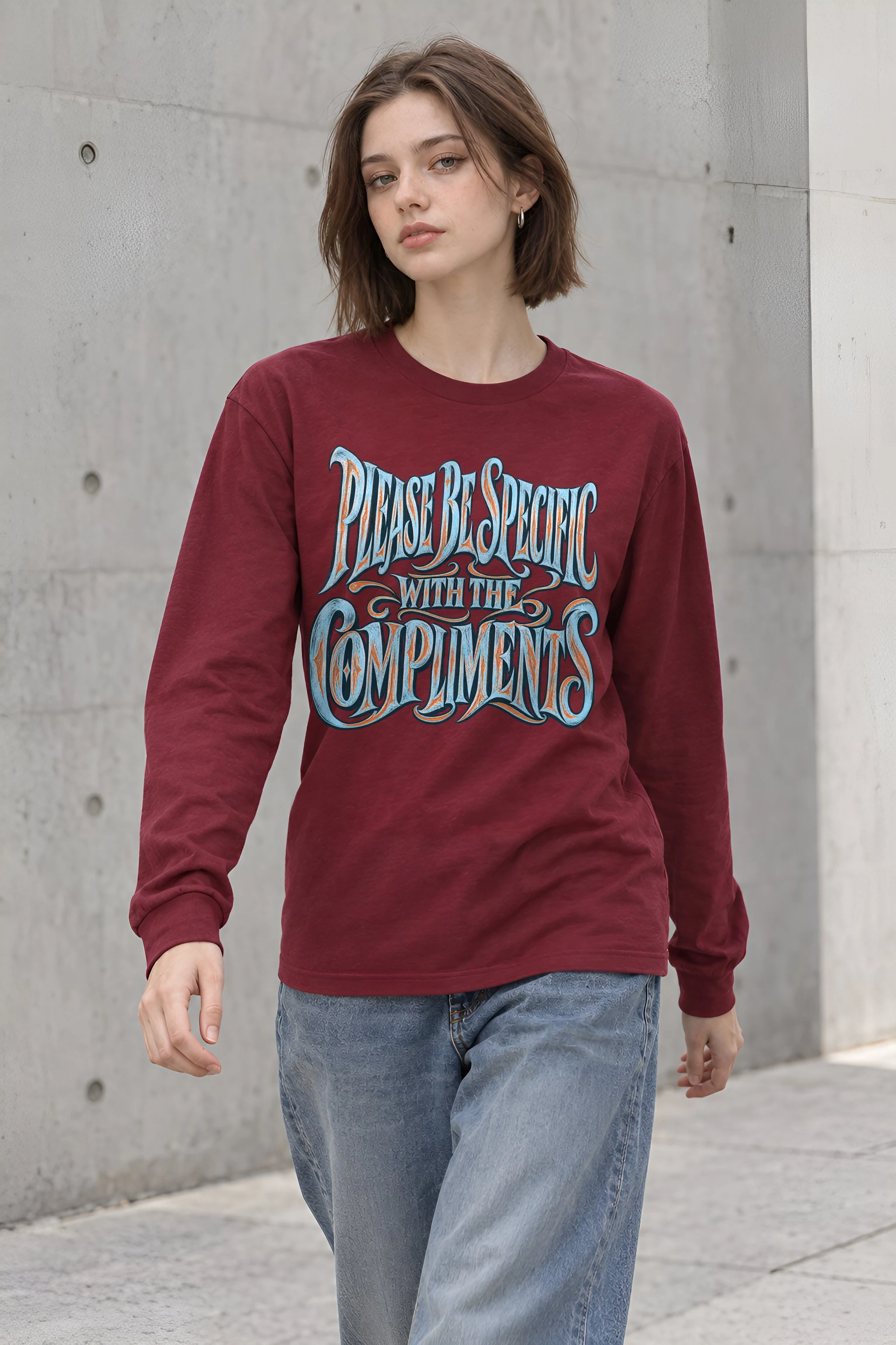 "Please Be Specific" Unisex Longsleeve T-shirt