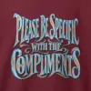 "Please Be Specific With The Compliments" Heavy Blend Unisex Crewneck Sweatshirt