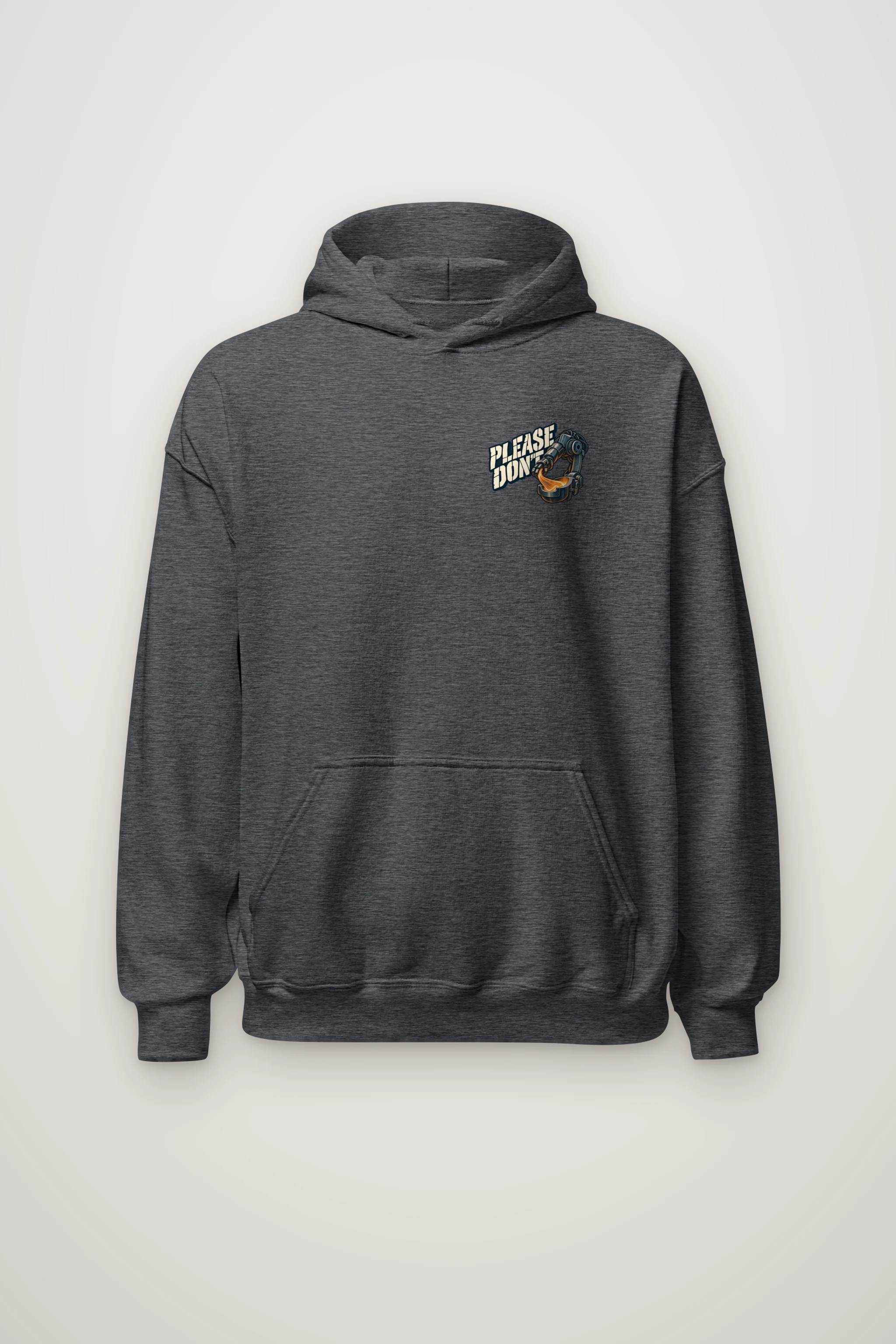 "Please Don't Startle the Robot" Heavy Blend Unisex Pullover Hoodie