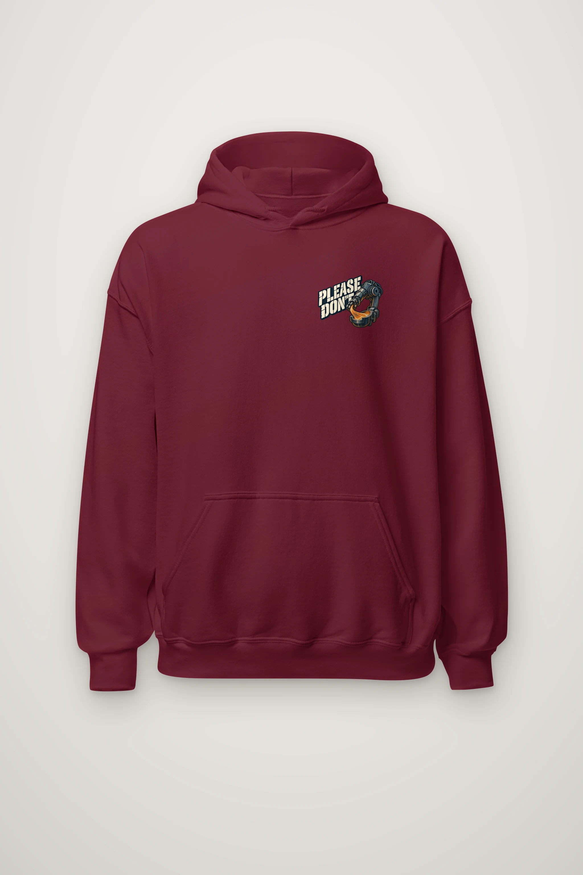 "Please Don't Startle the Robot" Heavy Blend Unisex Pullover Hoodie