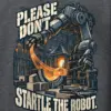 "Please Don't Startle the Robot" Heavy Blend Unisex Pullover Hoodie