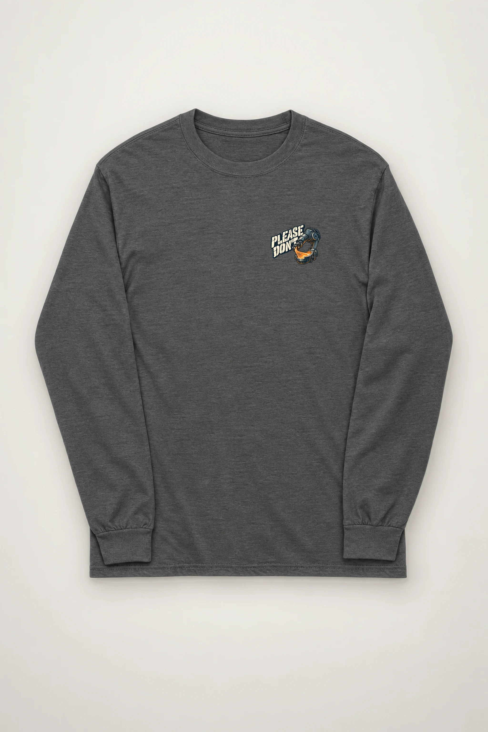 "Please Don't Startle the Robot" Unisex Longsleeve T-shirt