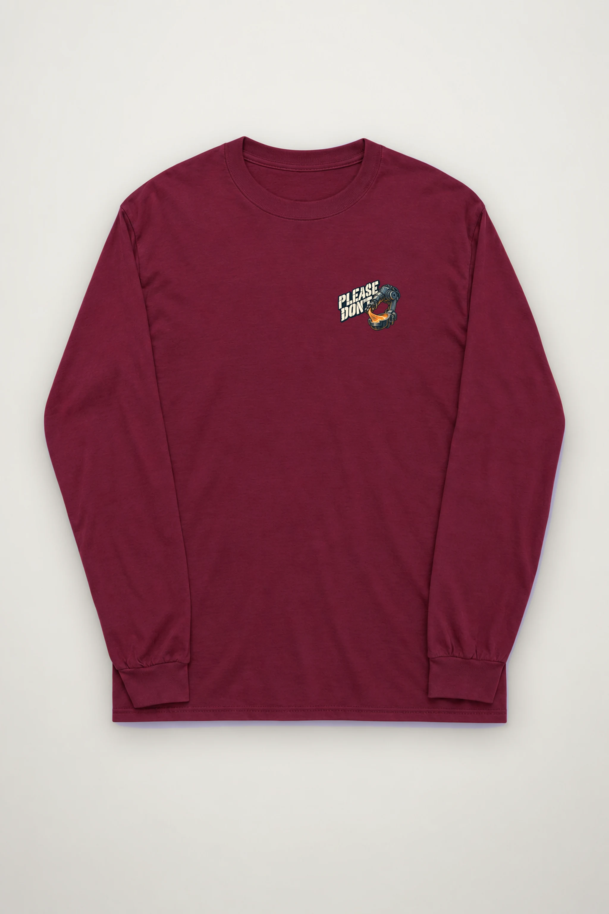 "Please Don't Startle the Robot" Unisex Longsleeve T-shirt