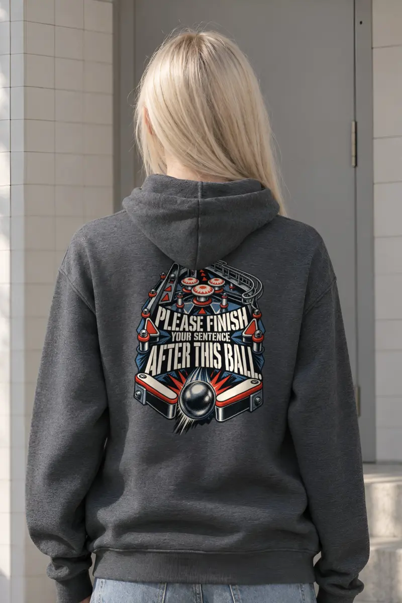 “Please Finish Your Sentence” Heavy Blend Unisex Pullover Hoodie