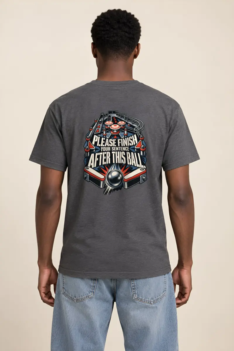 “Please Finish Your Sentence” Heavyweight Unisex Crewneck T-shirt