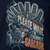 "Please Wait, I'm Teaching It Sarcasm" Heavy Blend Unisex Crewneck Sweatshirt