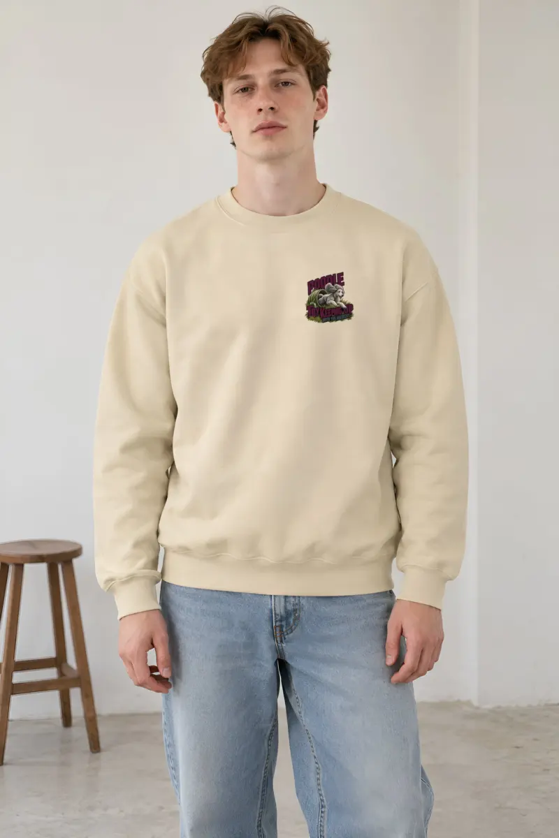 "Poodle Try Keeping Up" Heavy Blend Unisex Crewneck Sweatshirt