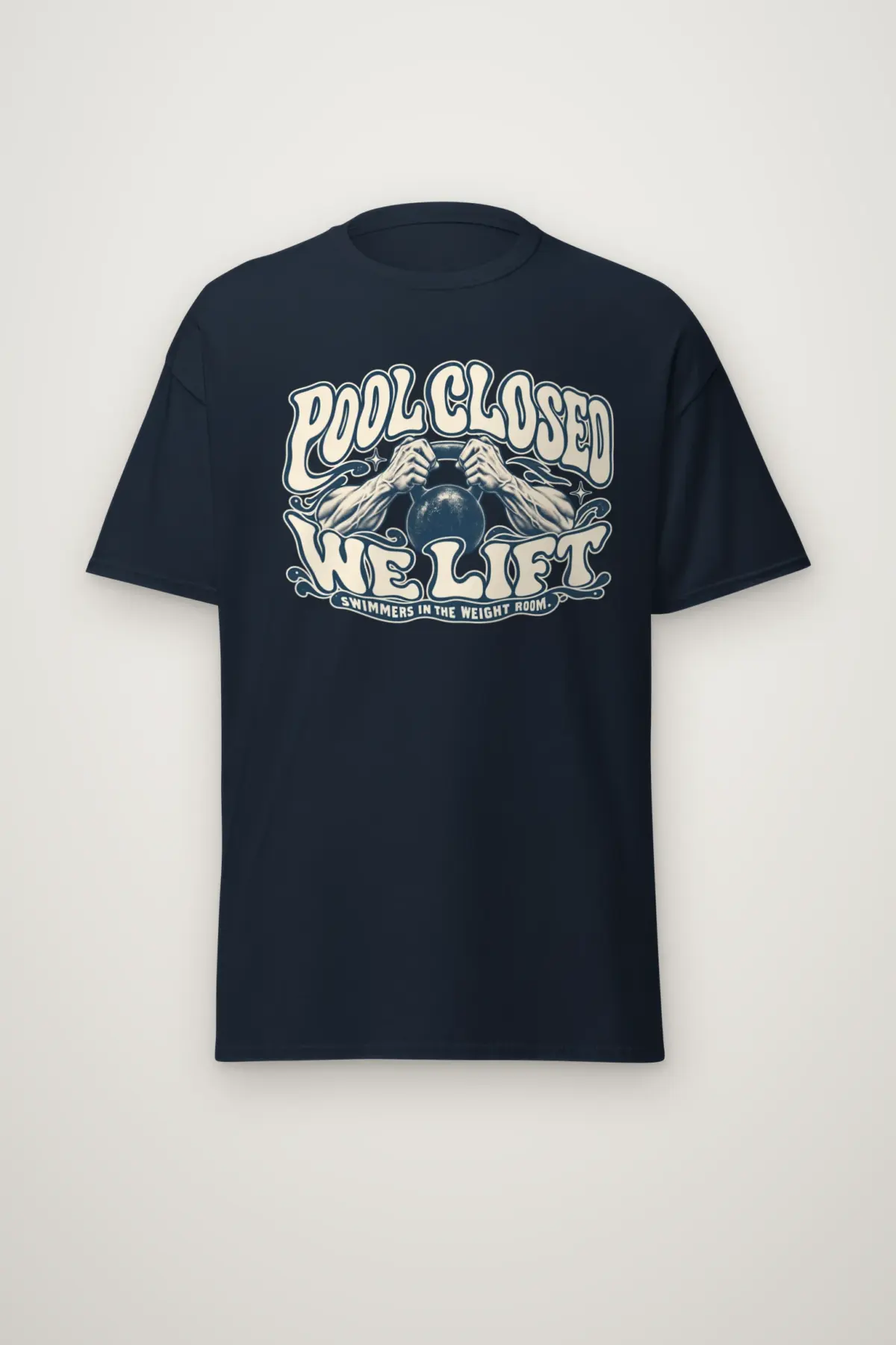 "Pool Closed We Lift" Heavyweight Unisex Crewneck T-shirt