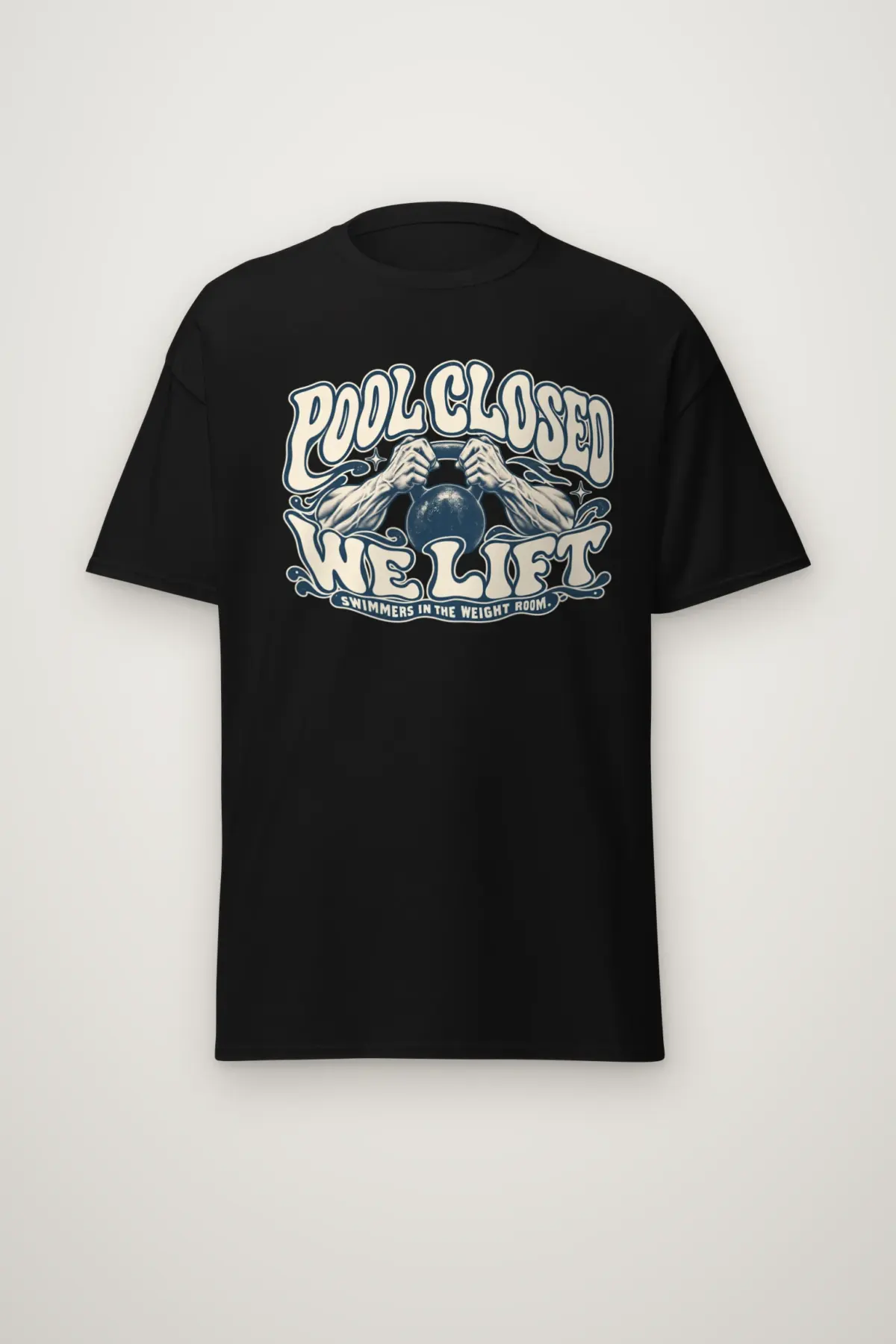 "Pool Closed We Lift" Heavyweight Unisex Crewneck T-shirt