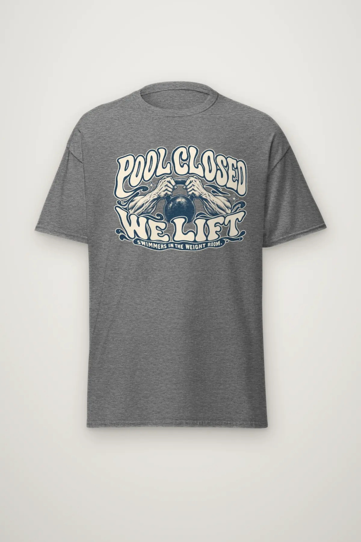 "Pool Closed We Lift" Heavyweight Unisex Crewneck T-shirt