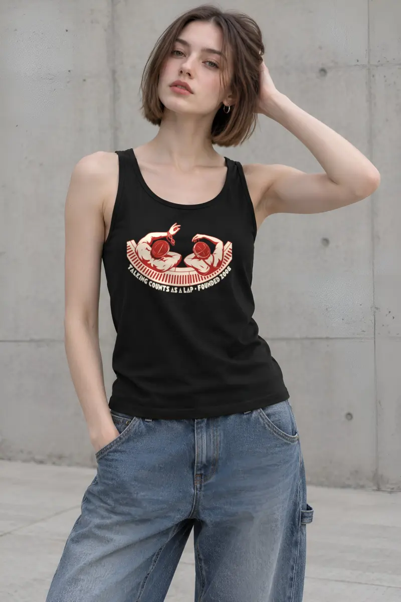 "Poolside Conversation" Unisex Jersey Tank