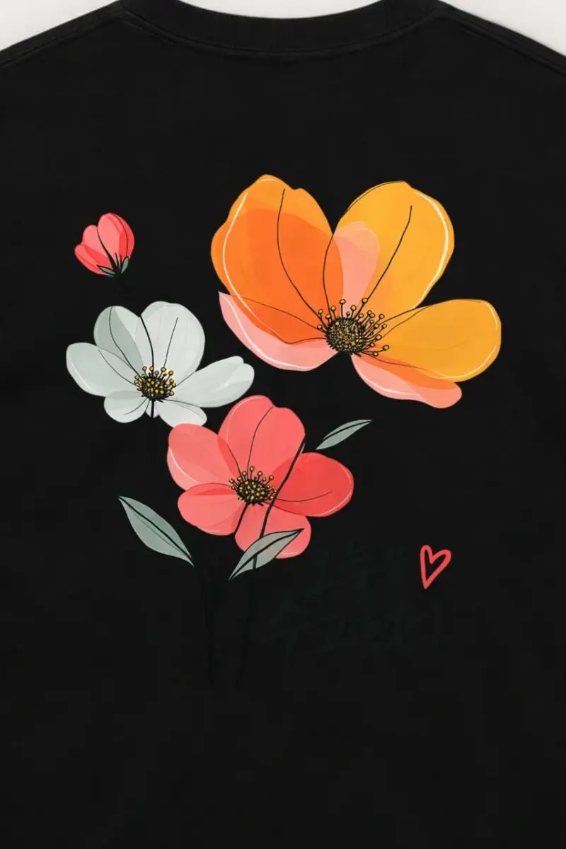 "Poppy Bouquet" Unisex Longsleeve T-shirt